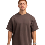 Heavy-weight t-shirt- Brown