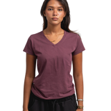 V-neck t-shirt - Grape
