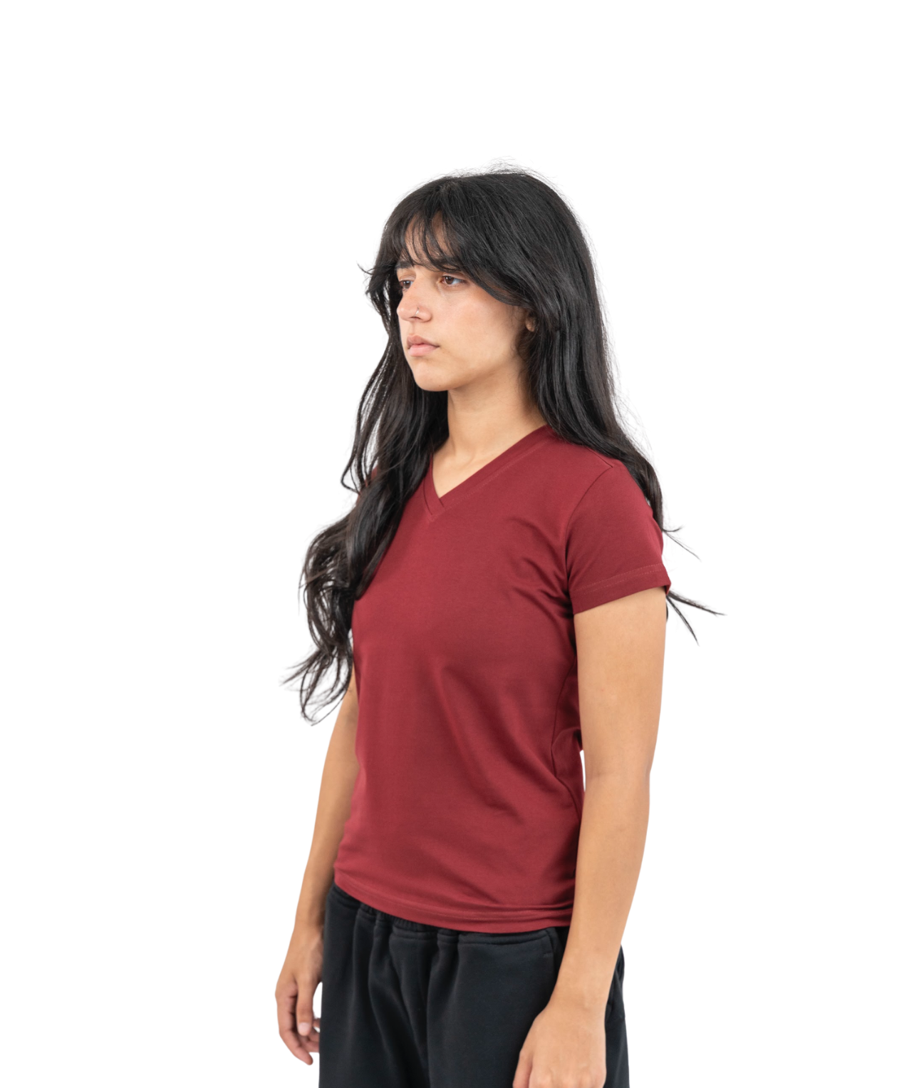 V-neck t-shirt