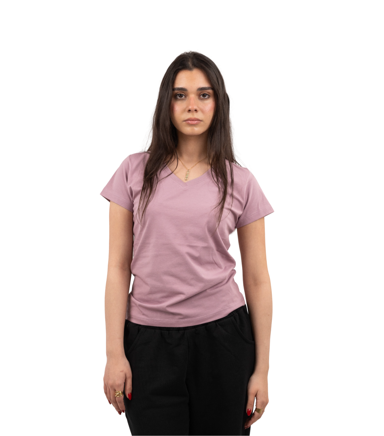 V-neck t-shirt
