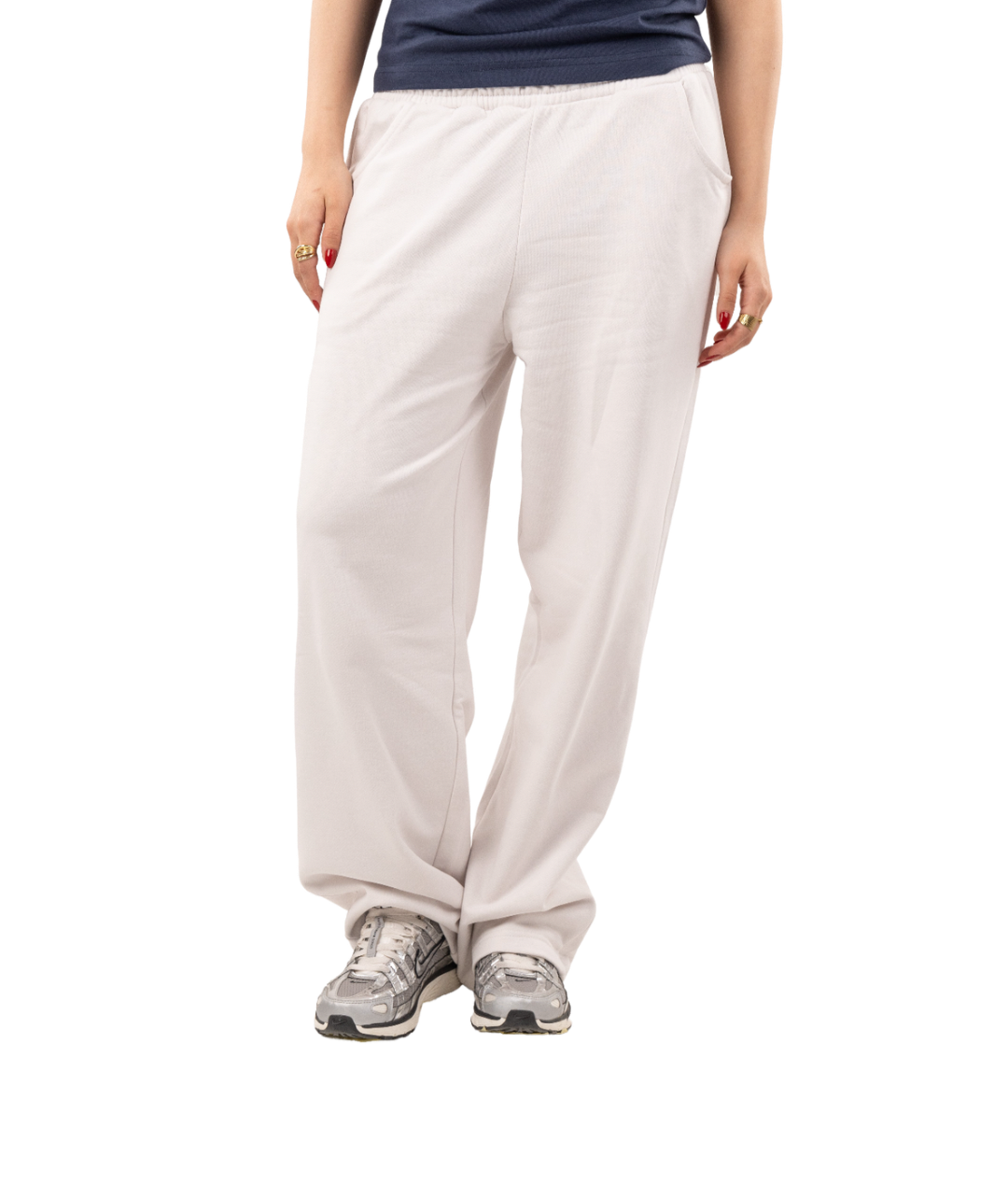 Wide-leg sweatpants