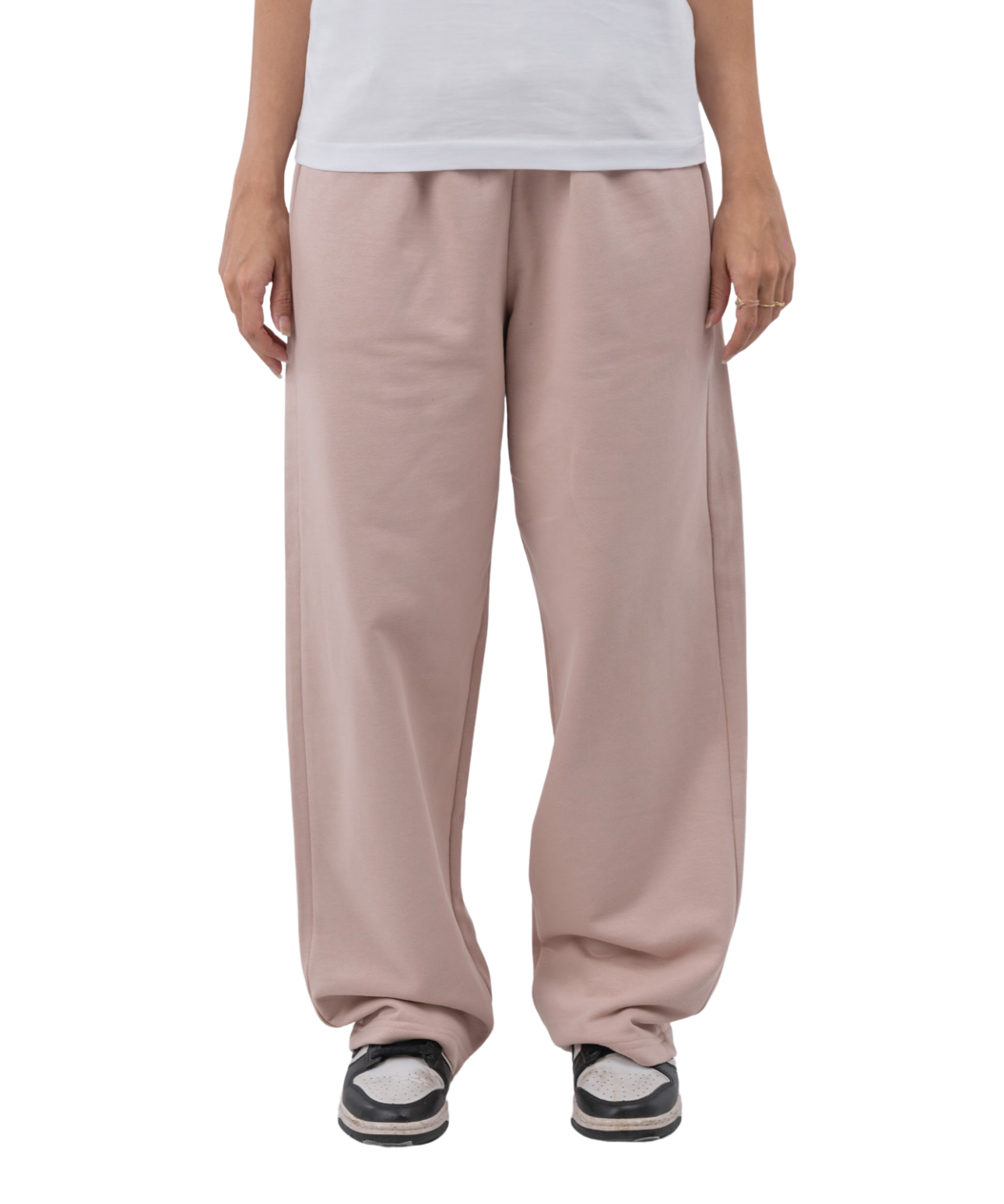 Wide-leg sweatpants