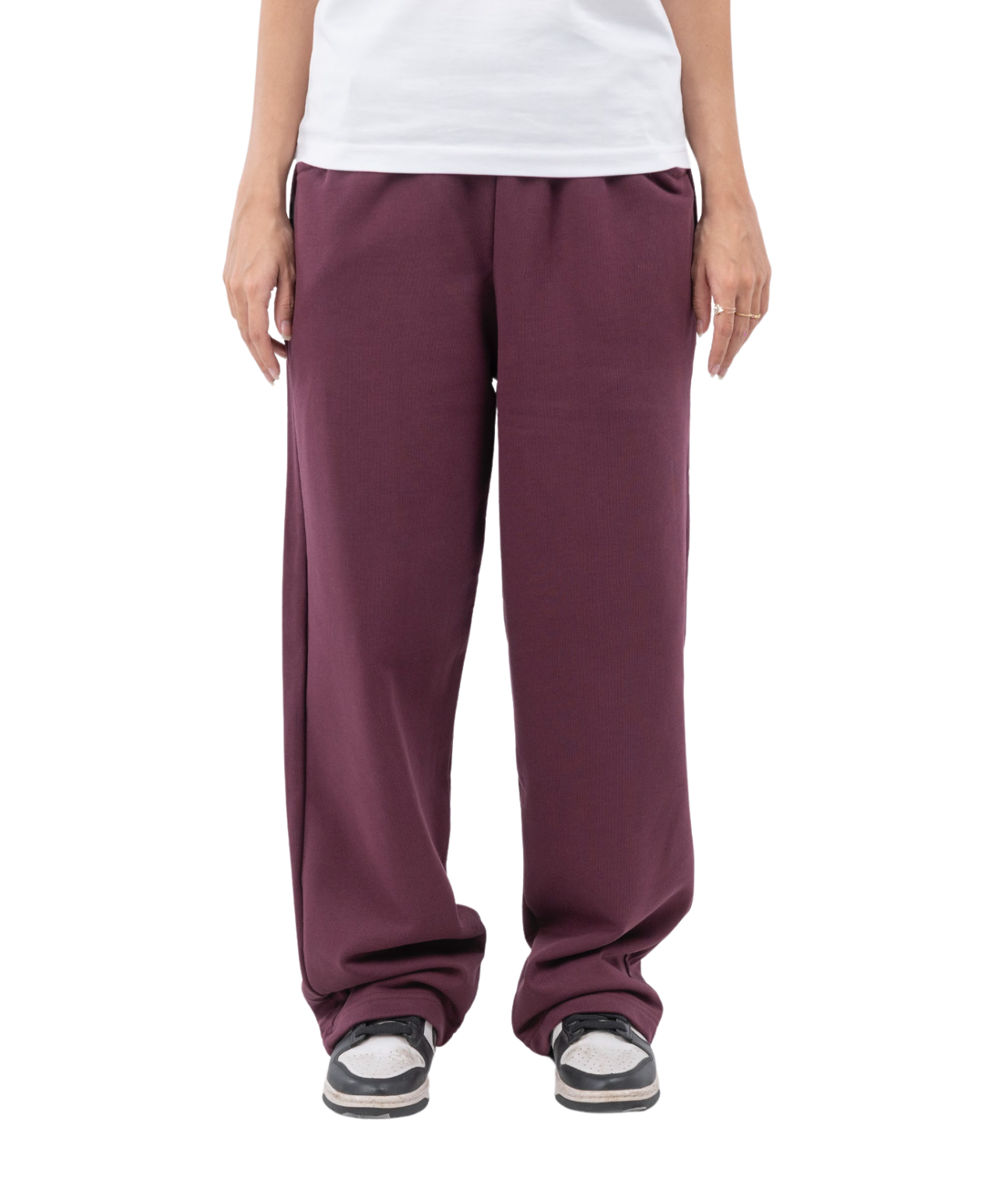 Wide-leg sweatpants