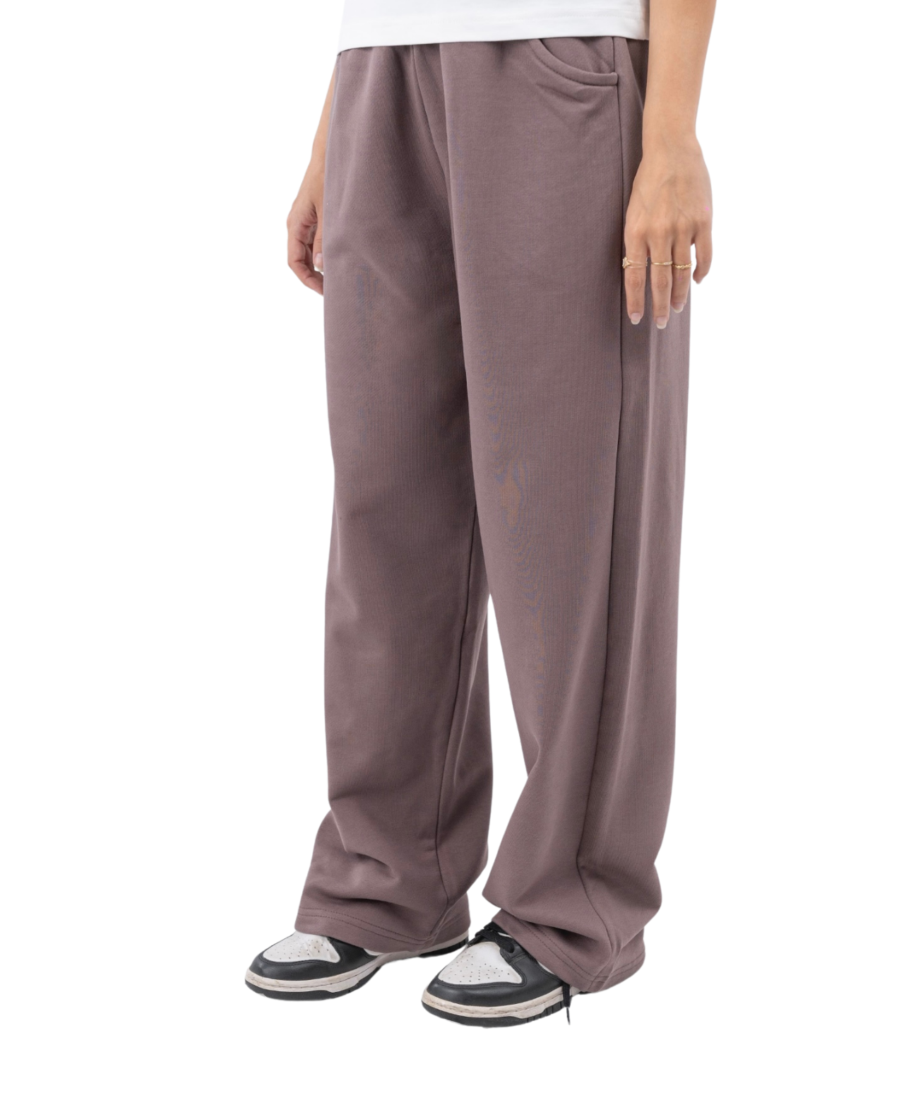 Wide-leg sweatpants