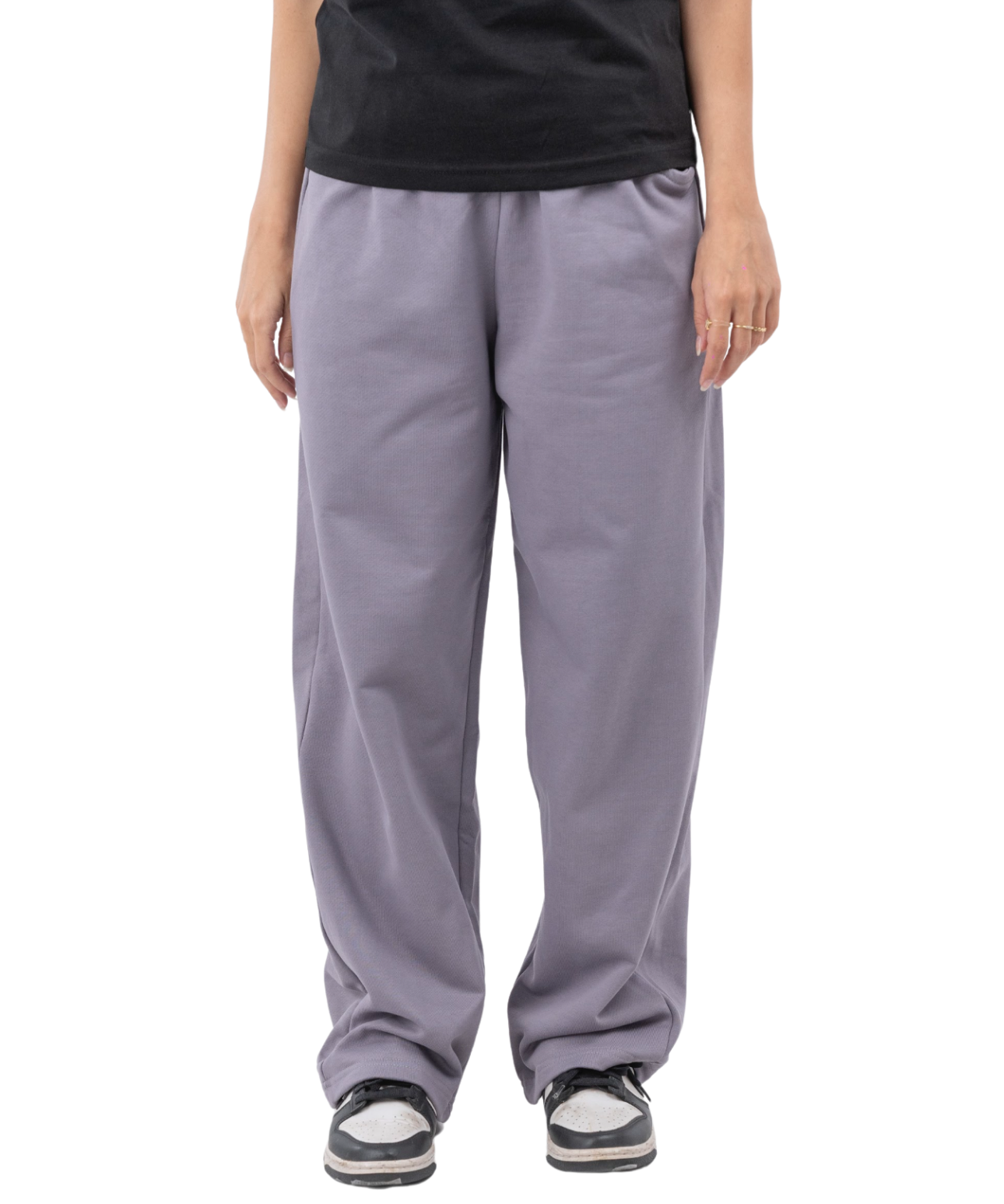 Wide-leg sweatpants