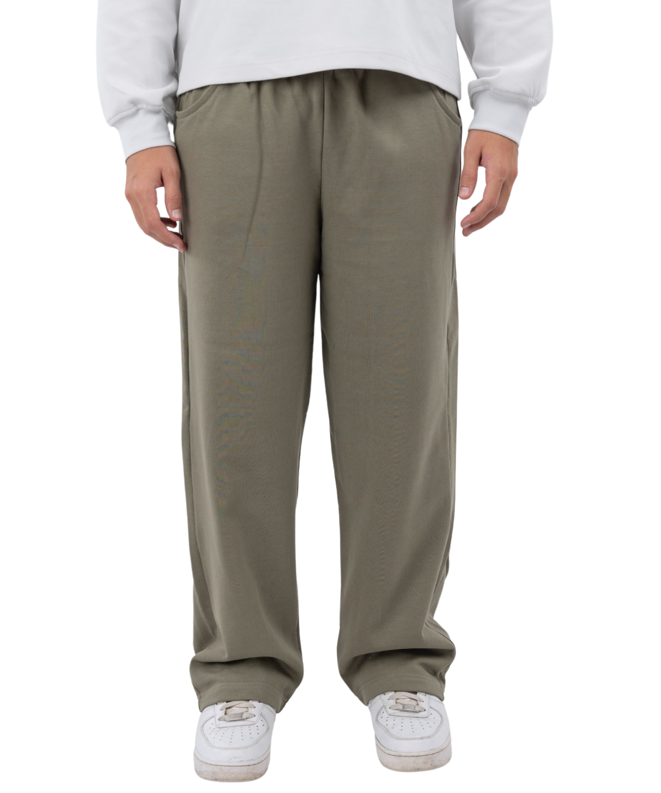 Wide-leg sweatpants