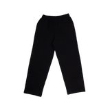 Wide-leg sweatpants - Black