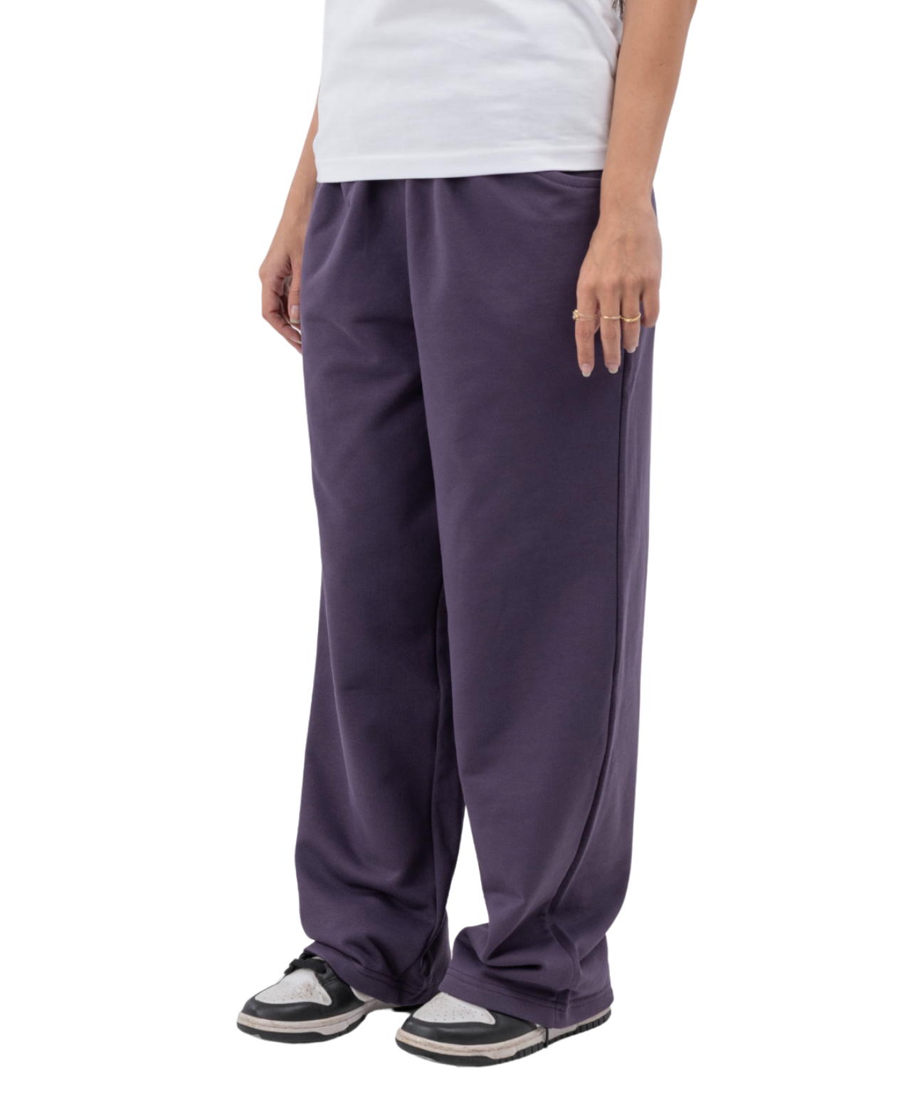Wide-leg sweatpants