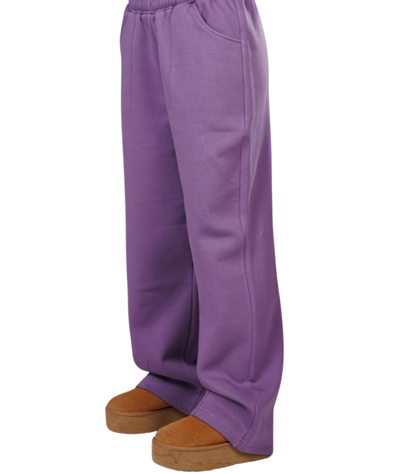 Semi-striped sweatpants