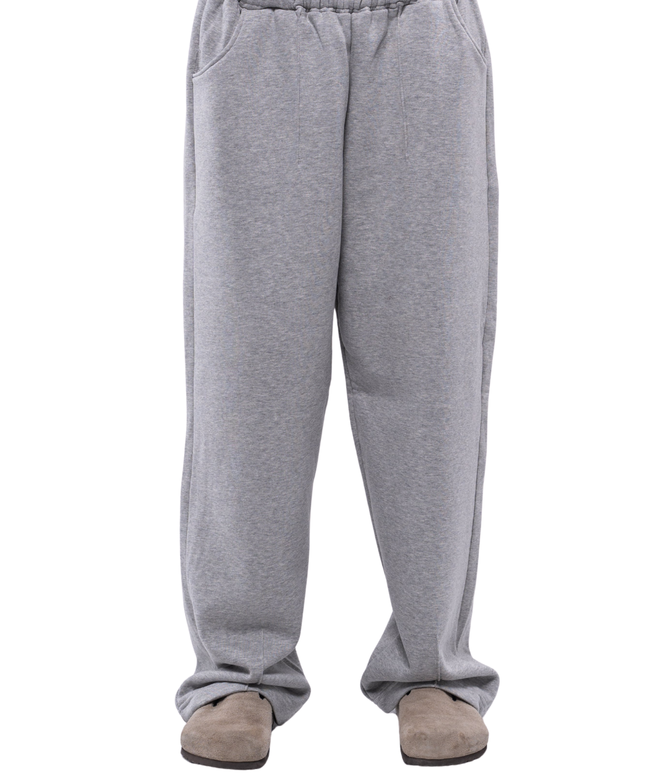 Semi-striped sweatpants