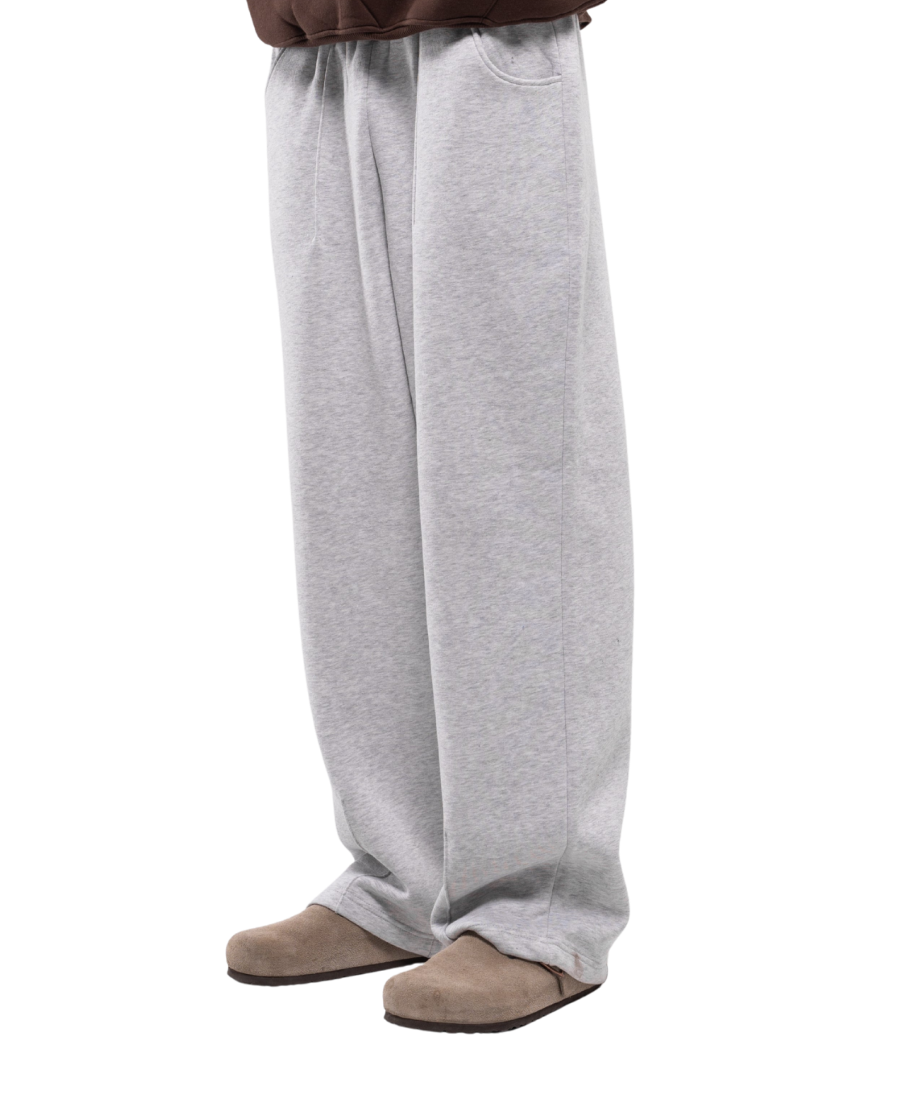 Semi-striped sweatpants