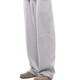 Semi-striped sweatpants