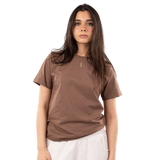 Mid-weight regular t-shirt - Brown
