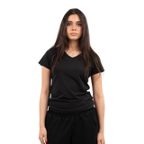 V-neck t-shirt - Black