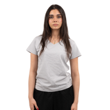 V-neck t-shirt - Light grey