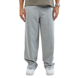 Double striped sweatpants - Heather grey