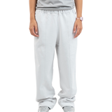 Double striped sweatpants - Cloud white