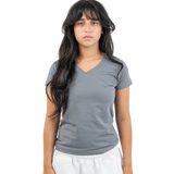 V-neck t-shirt - Charcoal