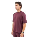 Interlock t-shirt - Deep wine