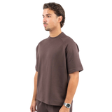 Interlock t-shirt - Deep brown