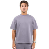 Interlock t-shirt - Heather purple