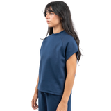 Interlock sleeveless t-shirt - Midnight blue