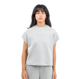Interlock sleeveless t-shirt - Heather grey