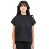 Interlock sleeveless t-shirt - Black