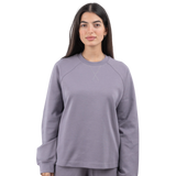 Interlock longsleeve t-shirt - Heather purple