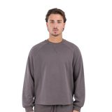 Interlock longsleeve t-shirt - Charcoal