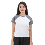 Two tone t-shirt - Charcoal