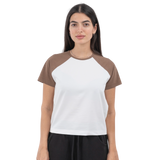Two tone t-shirt - Brown