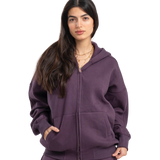 Zip-Up hoodie - Plum