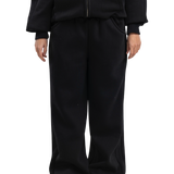 Ultra-baggy black sweatpants