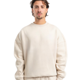 Oversized crewneck - Cream