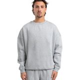 Oversized crewneck - Heather grey